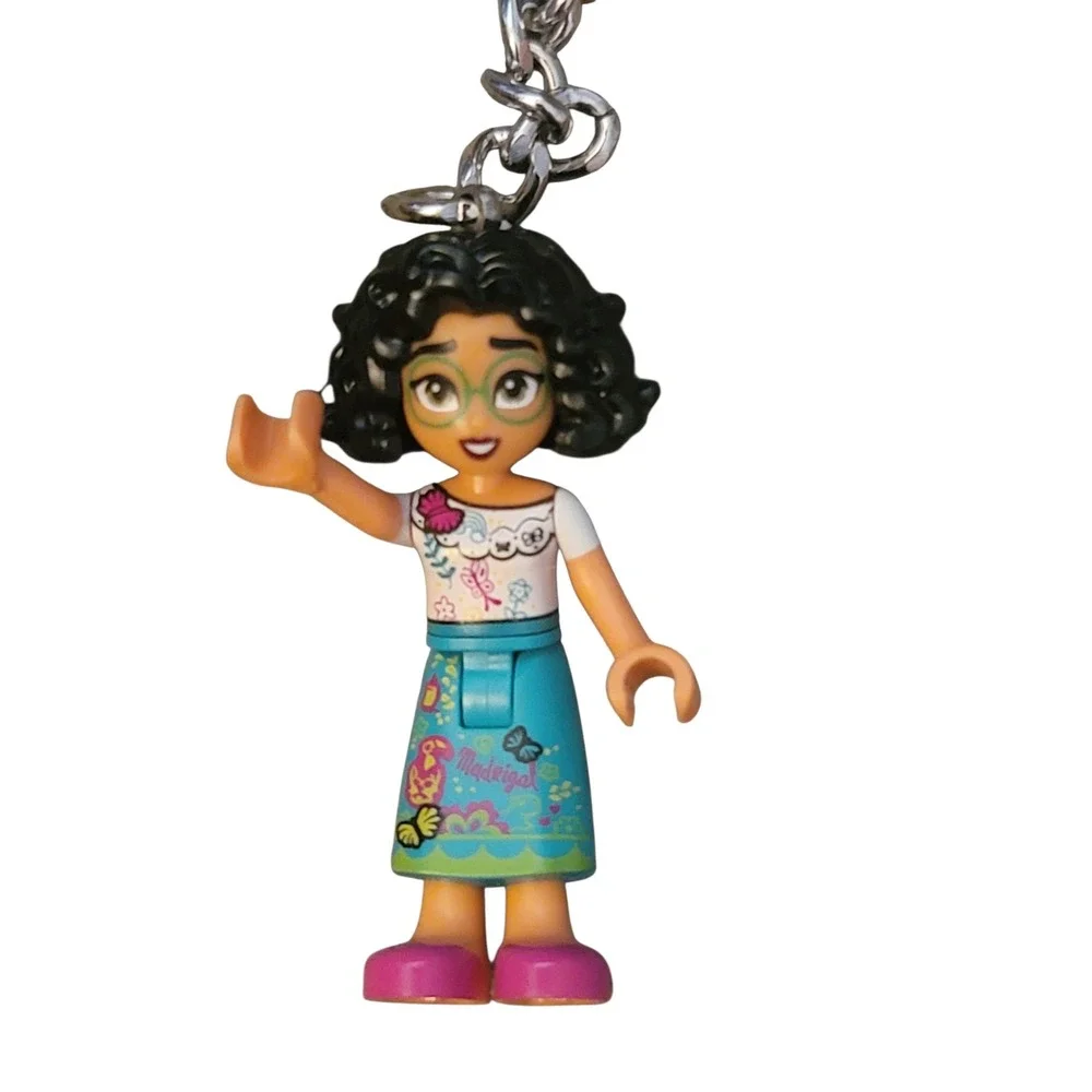 LEGO Disney Encanto Mirabel Madrigal Keychain OS Teal New Minifigure 854287